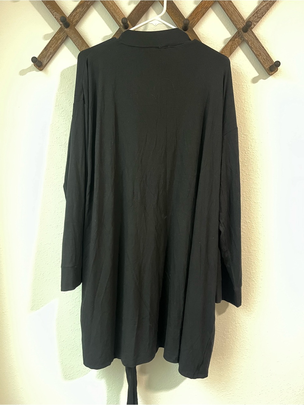 NWT Skims Soft Lounge Rib Robe-Onyx XL - Picture 7 of 7